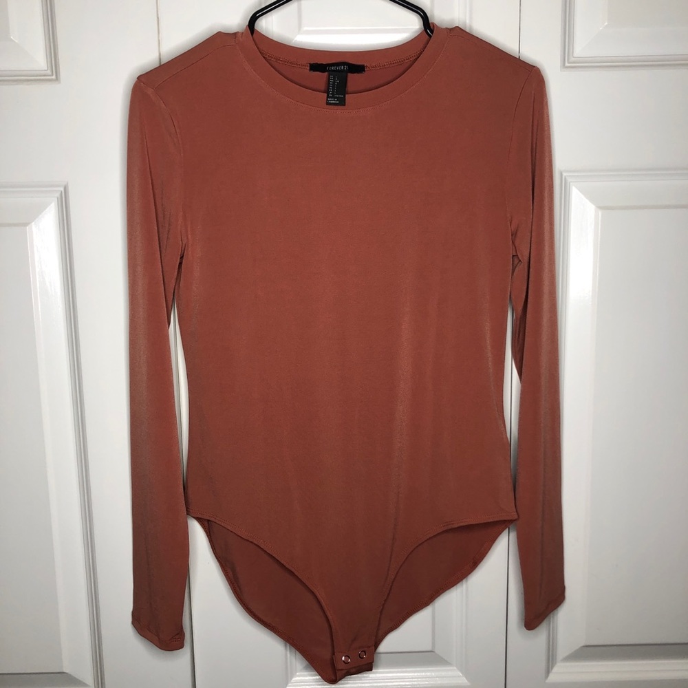 Stretch Crew Neck Bodysuit